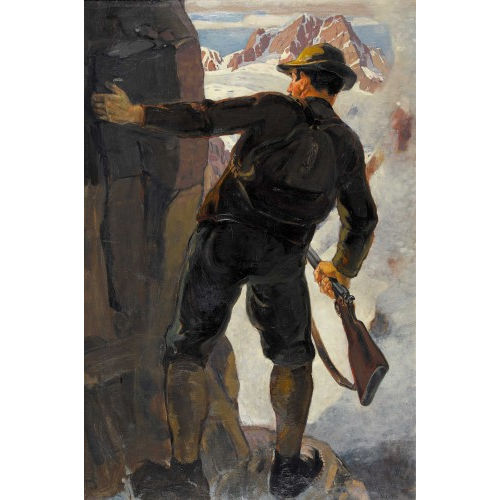 WILLY (EIGTL. WILHELM FRIEDRICH) BURGER : Der Gebirgsj�ger (DOBIASCHOFSKY AUKTIONEN AG)