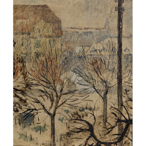 FRED STAUFFER : Winterliche Partie in Bern (DOBIASCHOFSKY AUKTIONEN AG)