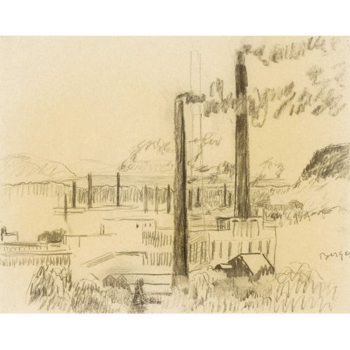 HANS BERGER : Industrieszene (DOBIASCHOFSKY AUKTIONEN AG)