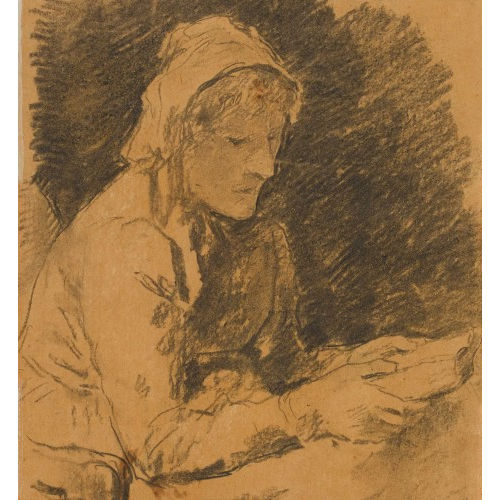 ALBERT ANKER : Junge Frau bei der Lekt�re (DOBIASCHOFSKY AUKTIONEN AG)