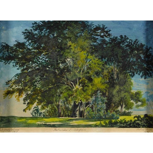 JULIUS RIETER : 'Italienisches Landschaftsbild' (DOBIASCHOFSKY AUKTIONEN AG)
