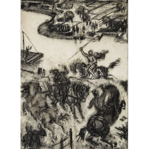 CHARLES L′EPLATTENIER : Kriegsszene (DOBIASCHOFSKY AUKTIONEN AG)