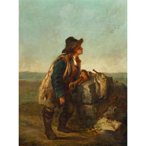 AUR�LE ROBERT : Campagna Romana mit jungem Sch�fer (DOBIASCHOFSKY AUKTIONEN AG)