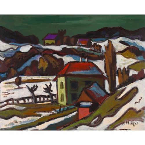 ADOLF MATHYS : 'Weg nach Bindenhaus' (DOBIASCHOFSKY AUKTIONEN AG)