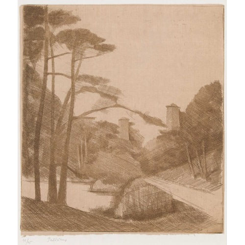 G�RARD DE PAL�ZIEUX : 'Aqueduc � Finges' (DOBIASCHOFSKY AUKTIONEN AG)