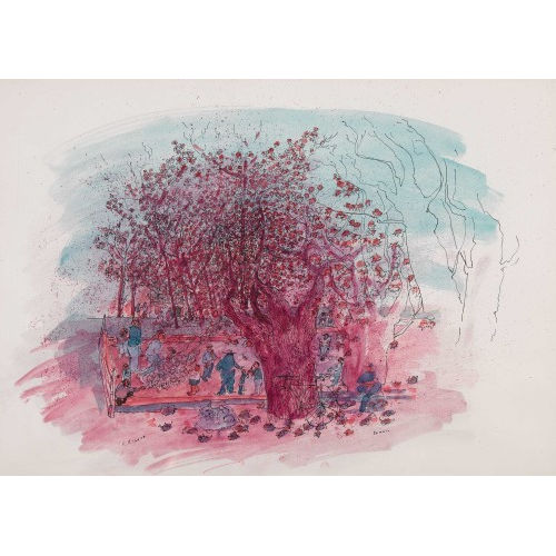 EMILIO RISSONE : Herbstlicher Park (DOBIASCHOFSKY AUKTIONEN AG)