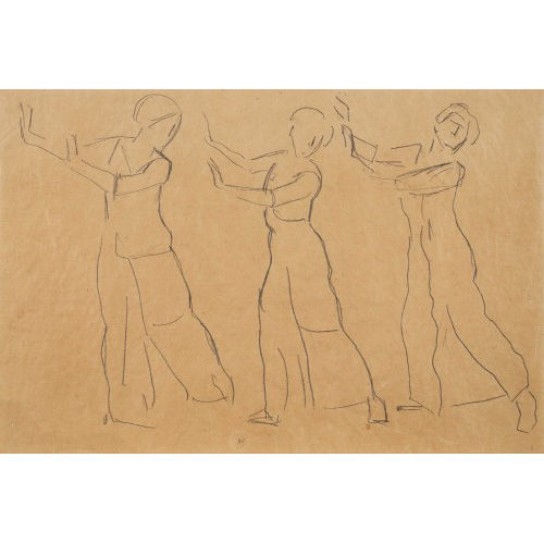FERDINAND HODLER : Figurenstudie zu 'Blick in die Unendlichkeit' (DOBIASCHOFSKY AUKTIONEN AG)