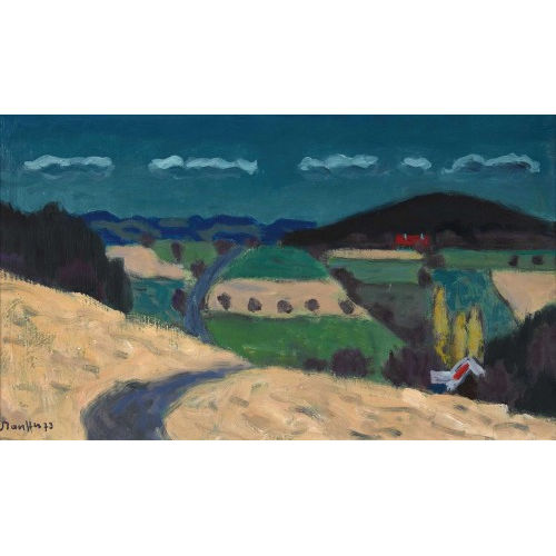 FRED STAUFFER : Sommerliche Landschaft bei Oberbalm (DOBIASCHOFSKY AUKTIONEN AG)