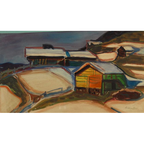 FRED STAUFFER : Alplandschaft (DOBIASCHOFSKY AUKTIONEN AG)