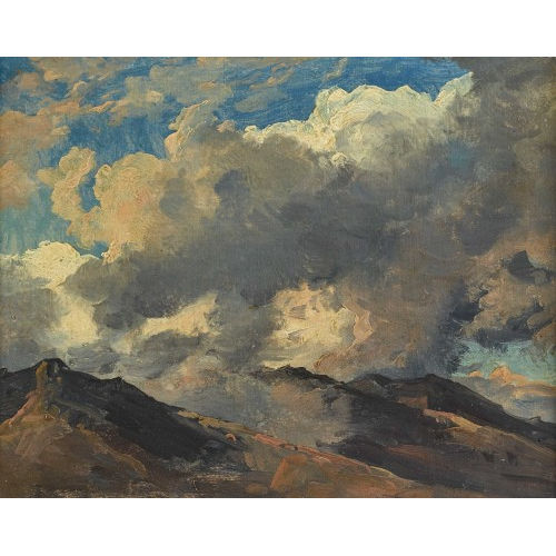 CARL GUSTAV CARUS : Berggipfel in Wolken (DOBIASCHOFSKY AUKTIONEN AG)