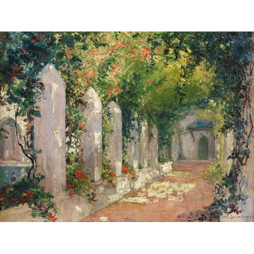 WILLIAM ADOLPHE LAMBRECHT : La tonnelle (DOBIASCHOFSKY AUKTIONEN AG)