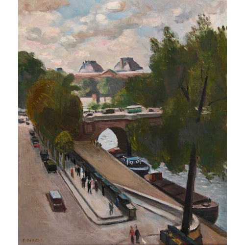 GEORGES DAREL : Pariser Seinepartie (DOBIASCHOFSKY AUKTIONEN AG)