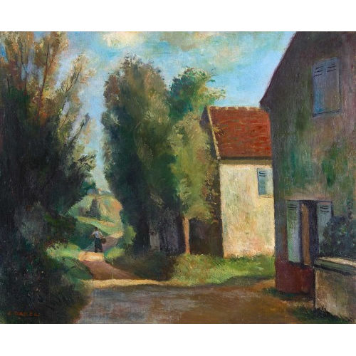 GEORGES DAREL : 'Paysage de l′�le-de-France' (DOBIASCHOFSKY AUKTIONEN AG)