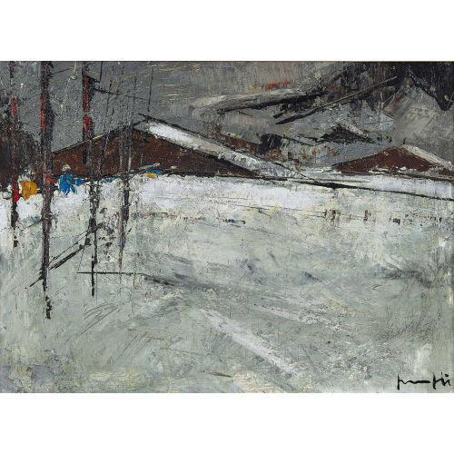 WALTER MAFLI : Winterlandschaft (DOBIASCHOFSKY AUKTIONEN AG)