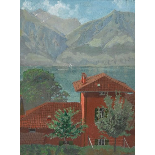 ERNST KREIDOLF : 'Villa in Locarno' (DOBIASCHOFSKY AUKTIONEN AG)