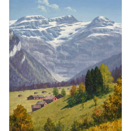 ALBERT DUPLAIN : Der Wildstrubel (DOBIASCHOFSKY AUKTIONEN AG)