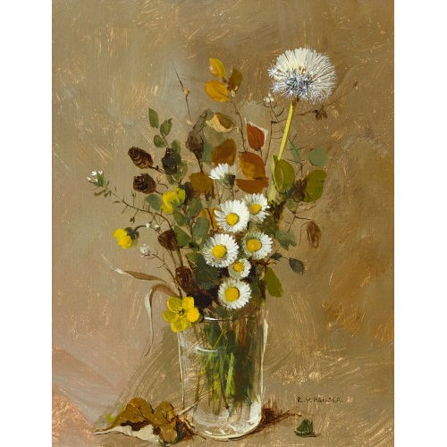 REN�E YOLANDA HAUSER : 'Derni�res fleurs' (DOBIASCHOFSKY AUKTIONEN AG)