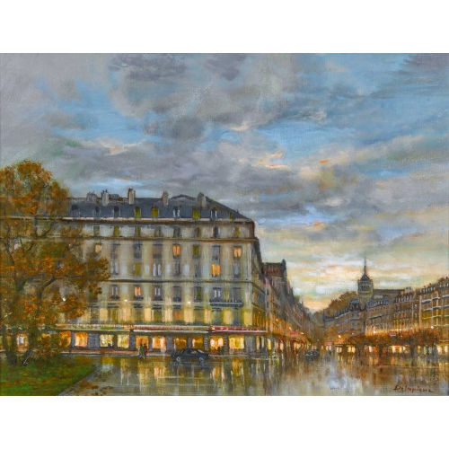 ROGER DELAPIERRE : 'Quai du G�n�ral Guisan' (DOBIASCHOFSKY AUKTIONEN AG)