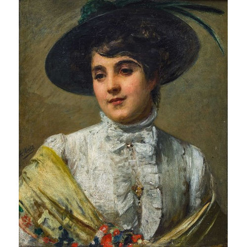 ADOLPHE WEISZ : Bildnis einer jungen Frau (DOBIASCHOFSKY AUKTIONEN AG)