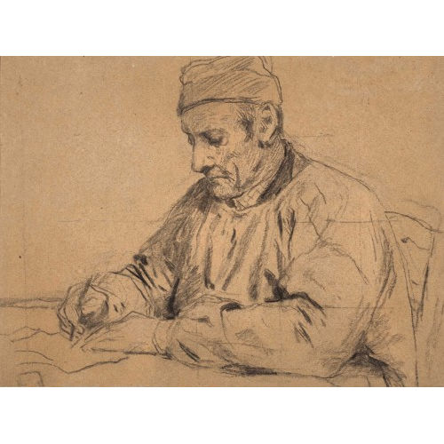 ALBERT ANKER : Schreibender Bauer am Tisch (DOBIASCHOFSKY AUKTIONEN AG)
