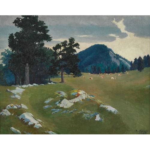 ROBERT KIENER : 'Le Mont Soleil' (DOBIASCHOFSKY AUKTIONEN AG)