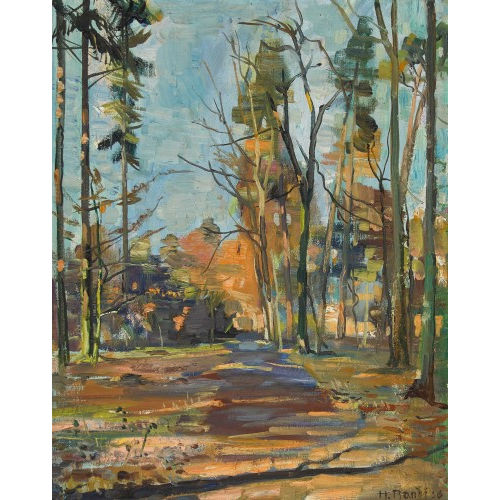 HANS BANDI : Herbstliche Waldpartie (DOBIASCHOFSKY AUKTIONEN AG)
