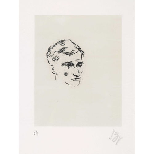BALTHASAR) BALTHUS (EIGTL. KLOSSOWSKI DE ROLA : 'Portrait d′Antonin Artaud' (DOBIASCHOFSKY AUKTIONEN AG)
