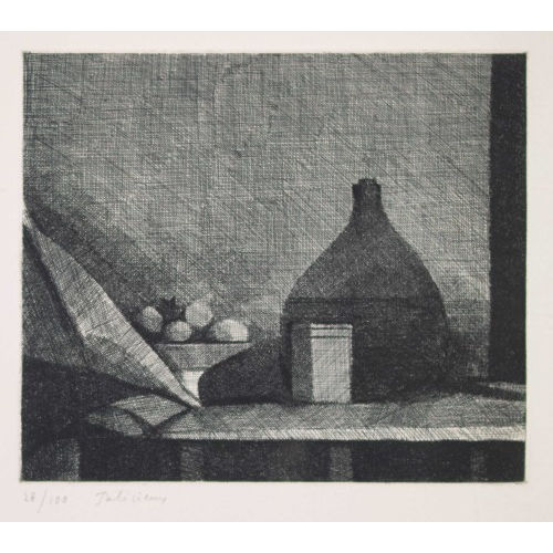 G�RARD DE PAL�ZIEUX : 'Nature morte � la Dame-Jeanne' (DOBIASCHOFSKY AUKTIONEN AG)