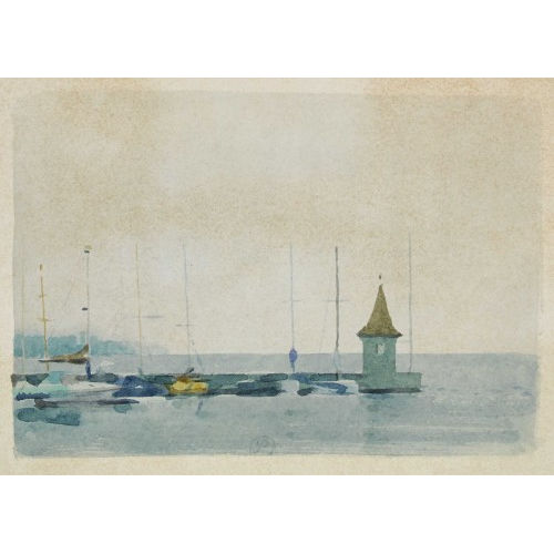 G�RARD DE PAL�ZIEUX : 'Le port de Morges' (DOBIASCHOFSKY AUKTIONEN AG)