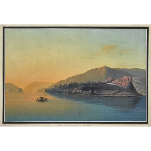 JOHANN JOSEPH HARTMANN : 'Vue de l′Isle St. Pierre au Lac de Bienne' (DOBIASCHOFSKY AUKTIONEN AG)