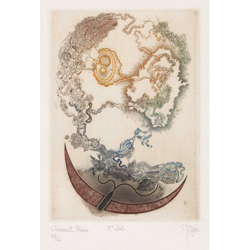 ALBERT EDGAR YERSIN : 'Crescent Place' (DOBIASCHOFSKY AUKTIONEN AG)