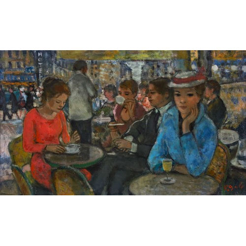 FRAN�OIS GALL : Au caf� (DOBIASCHOFSKY AUKTIONEN AG)