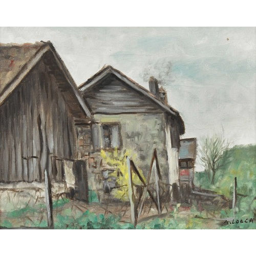 ALBERT LOCCA : 'Vieilles maisons' (DOBIASCHOFSKY AUKTIONEN AG)