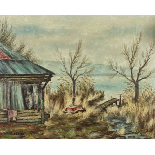 ALBERT LOCCA : 'Paysage � Cudrefin' (DOBIASCHOFSKY AUKTIONEN AG)