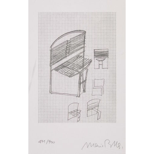 MARIO BOTTA : 'Stuhl Botta 91' (DOBIASCHOFSKY AUKTIONEN AG)