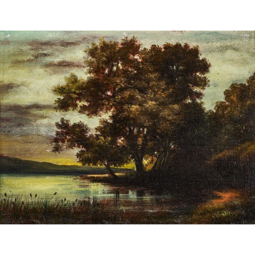 ROBERT Z�ND : Landschaft am Seeufer (DOBIASCHOFSKY AUKTIONEN AG)