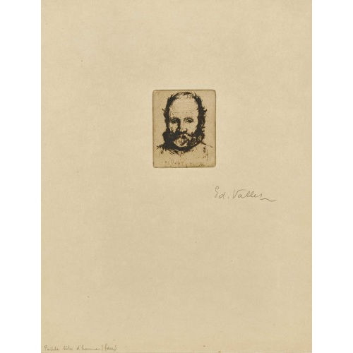 �DOUARD VALLET : 'Petite t�te d′homme' (DOBIASCHOFSKY AUKTIONEN AG)
