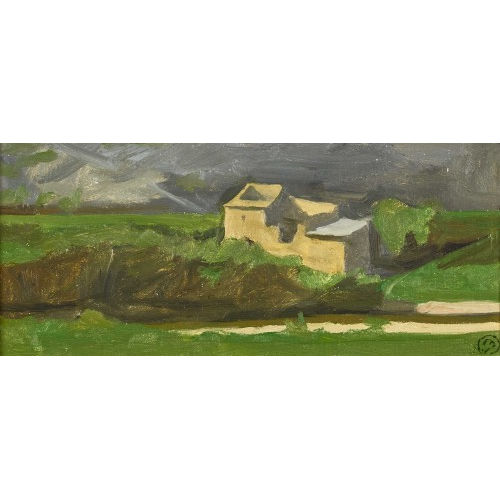 G�RARD DE PAL�ZIEUX : Paysage avec maison (DOBIASCHOFSKY AUKTIONEN AG)