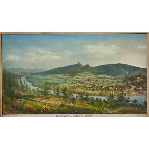 RUDOLF HUBER : 'Panorama von Olten und Arburg' (DOBIASCHOFSKY AUKTIONEN AG)