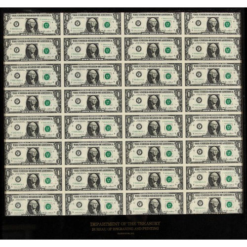 BANKNOTEN : US-Dollar Bogen, 1985 (DOBIASCHOFSKY AUKTIONEN AG)