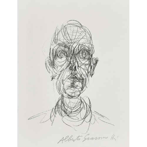 ALBERTO GIACOMETTI : 'Head of a man' (DOBIASCHOFSKY AUKTIONEN AG)