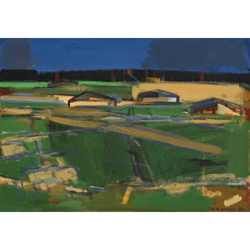 JEAN CORNU : 'Les trois fermes (Jura)' (DOBIASCHOFSKY AUKTIONEN AG)