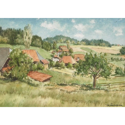 WALTER) FELBRA (EIGTL. FELLER-BRAND : 'Dentenberg' (DOBIASCHOFSKY AUKTIONEN AG)