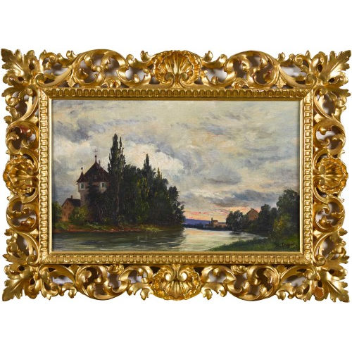 BALZ ST�GER : Der Hardturm an der Limmat in Z�rich (DOBIASCHOFSKY AUKTIONEN AG)