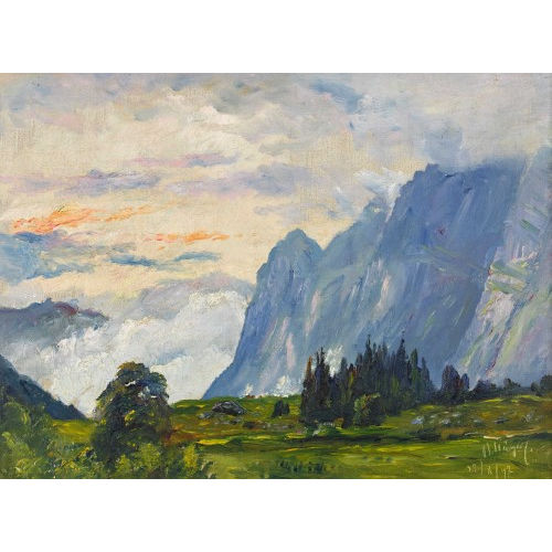 BALZ ST�GER : Die Engelh�rner von Rosenlaui aus (DOBIASCHOFSKY AUKTIONEN AG)