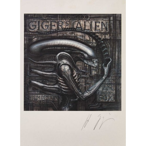 HANS-RUEDI GIGER : 'Giger Alien Filmdesign Fox' (DOBIASCHOFSKY AUKTIONEN AG)