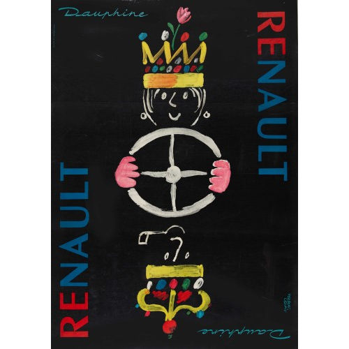 HERBERT LEUPIN : 'Renault Dauphine' (DOBIASCHOFSKY AUKTIONEN AG)