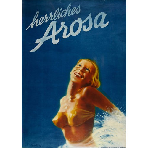 VIKTOR (AUCH RUZO) RUTZ : 'Herrliches Arosa' (DOBIASCHOFSKY AUKTIONEN AG)
