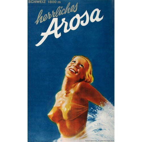 VIKTOR (AUCH RUZO) RUTZ : 'Herrliches Arosa' (DOBIASCHOFSKY AUKTIONEN AG)