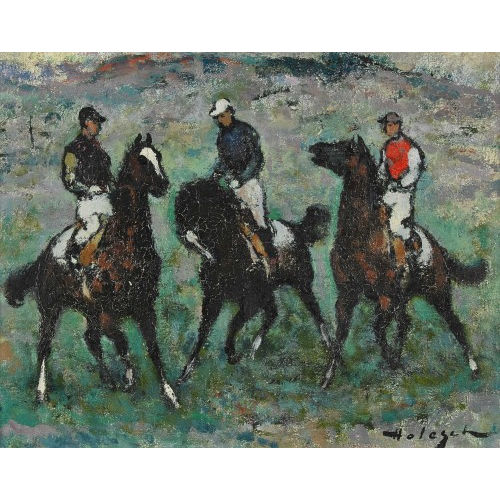 DENES DE HOLESCH : Vor dem Derby (DOBIASCHOFSKY AUKTIONEN AG)